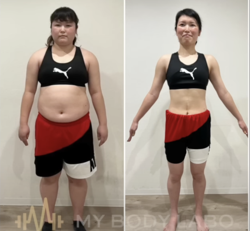 10ヶ月のオンラインパーソナルトレーニングで-33.2kg!(20代女性)