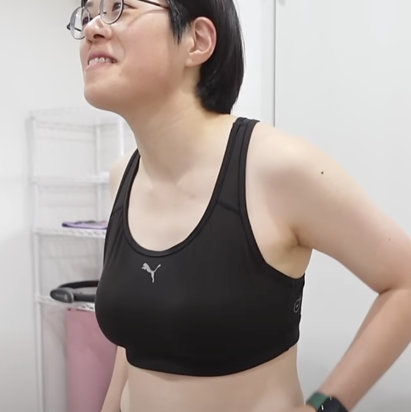 ダイエット開始1ヶ月半後
体重-5kg