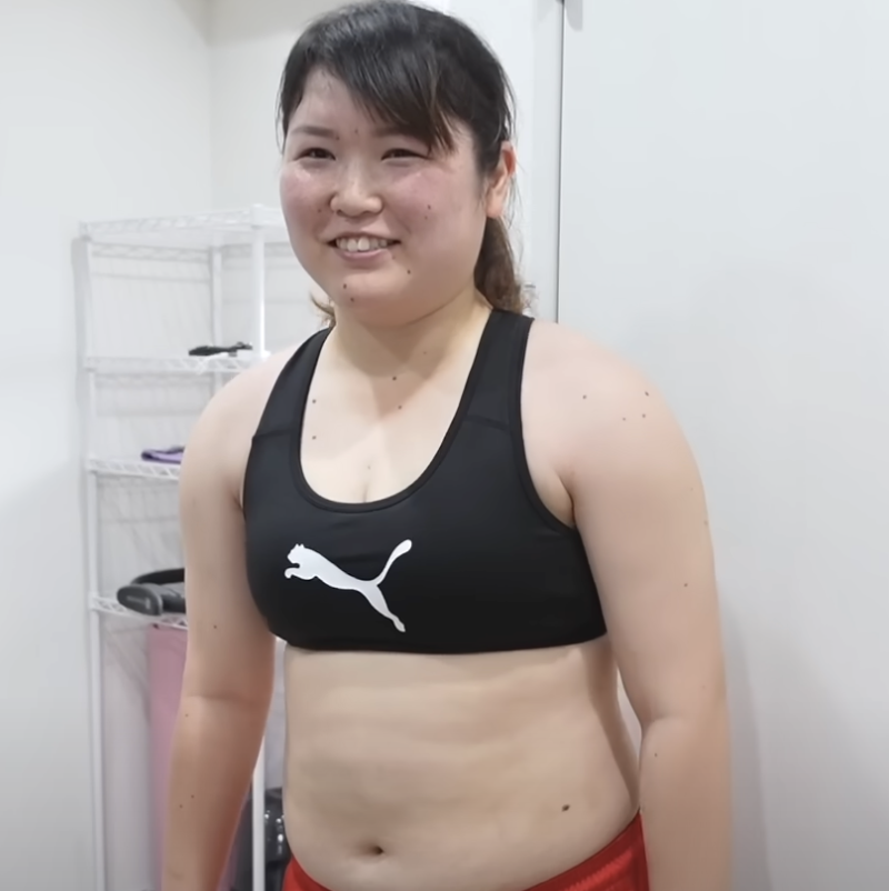ダイエット開始1ヶ月半後
体重-10.4kg
