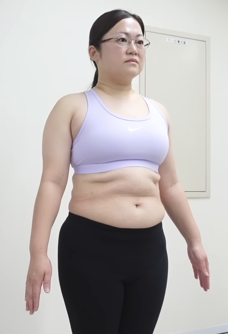 40代女性のダイエット開始前の姿