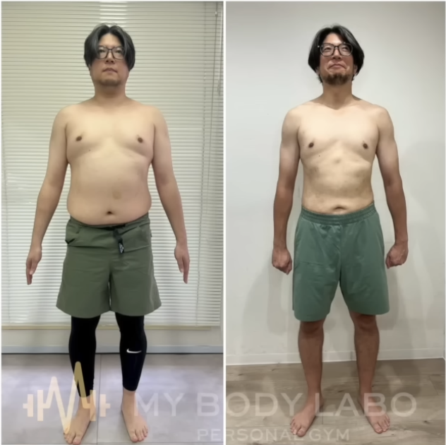 50代女性がダイエットで約20kg痩せた姿　正面