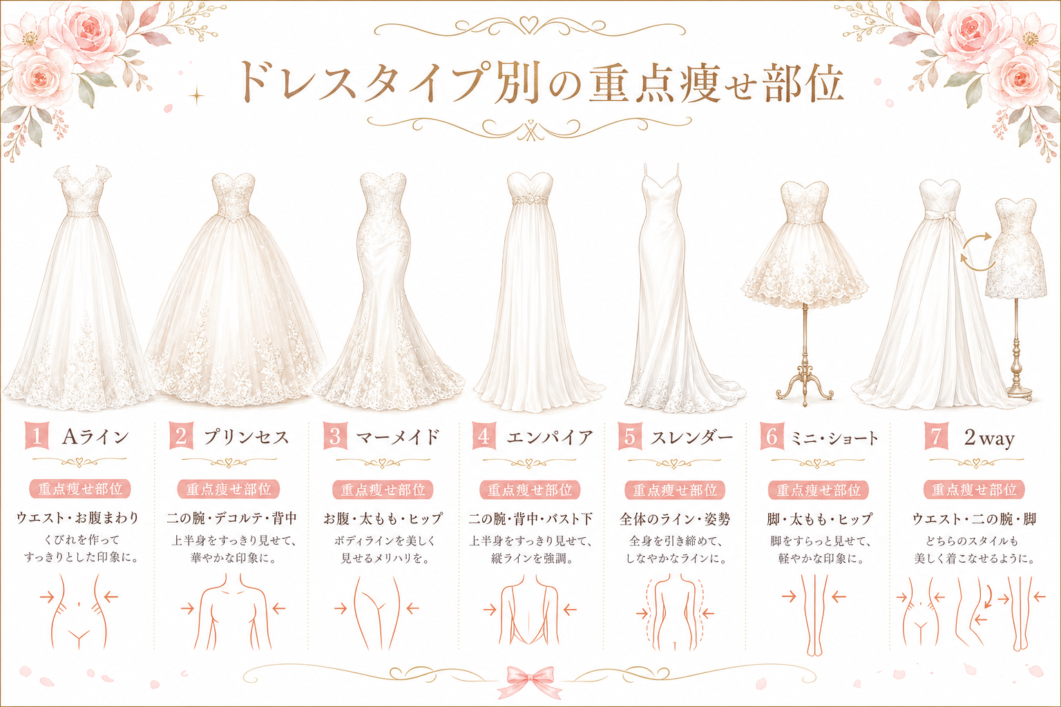 ドレスタイプ別×重点部位
