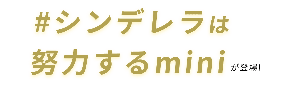 #シンデレラは 努力するminiが登場