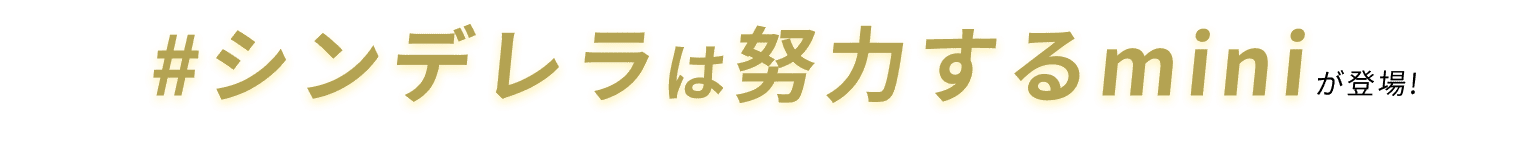 #シンデレラは 努力するminiが登場
